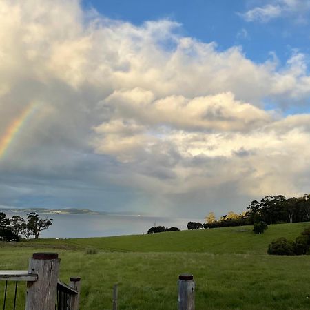 The Woolshed And Farmhouse Blue, Bruny Island Barnes Bay المظهر الخارجي الصورة