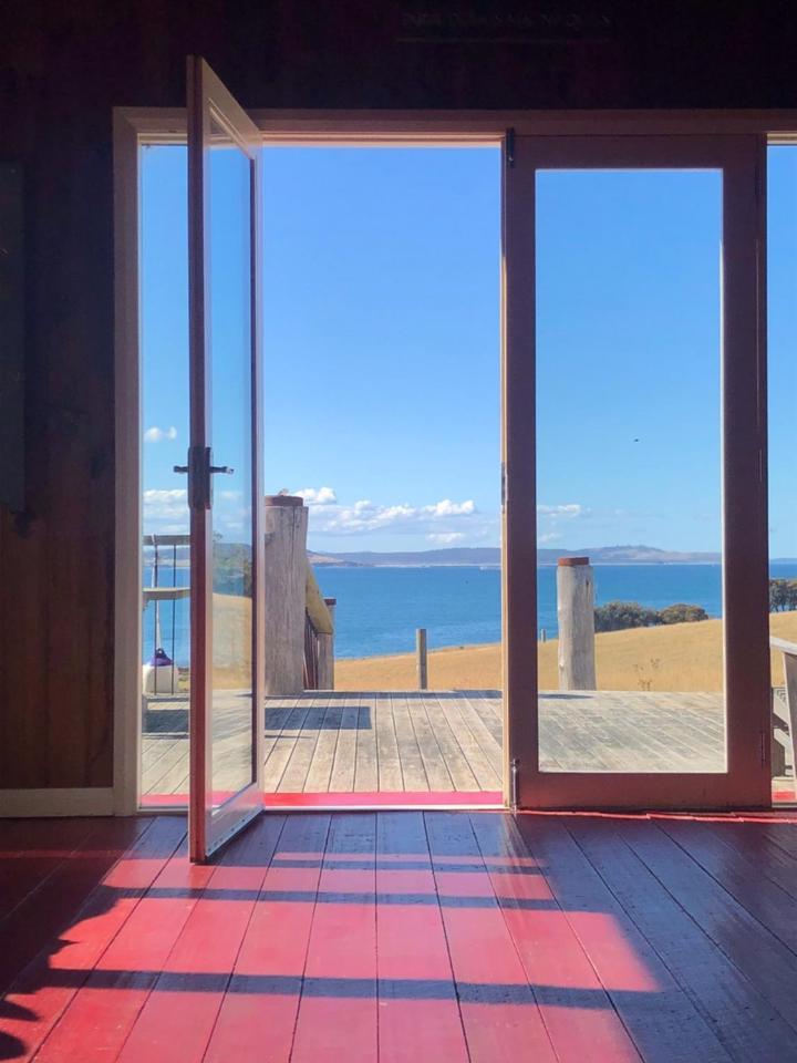 The Woolshed And Farmhouse Blue, Bruny Island Barnes Bay المظهر الخارجي الصورة